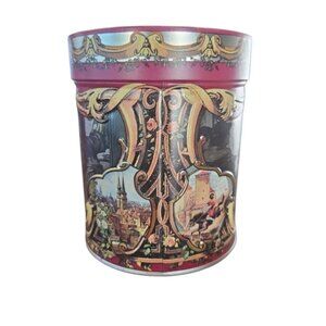 Vintage German Cookie Tin E. Otto Schmidt 10.5 OZ. 2003 Excellent Condition 5.5"